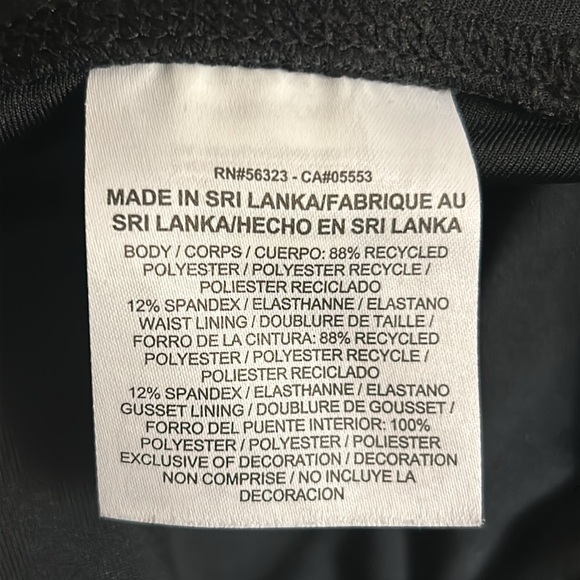 Nike Women’s Dry-Fit Black Mid Rise Pull-On Yoga Pants Size Large NWOT - Picture 8 of 10